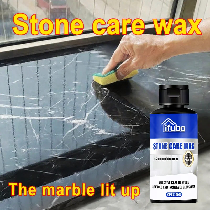 IFUBO Stone Care Wax Marble And Granite Polishing Cream - Dullness Remover Shine Restorer Surface Protector for Stone