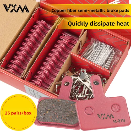 Imagen 2 del producto 25 pares de pastillas de freno de bicicleta compatibles con pastillas de freno Tektro pastillas de freno disco de bicicleta Ebike Trp pastillas de freno con herramientas de instalación