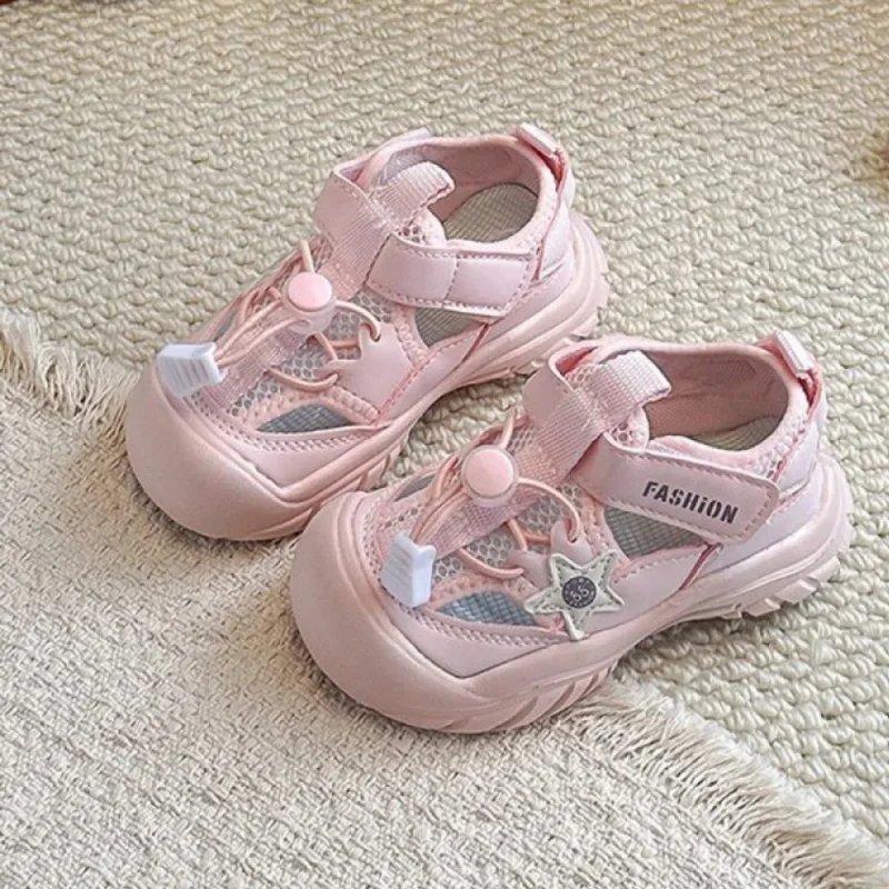 

Hollow Out Summer Sport Shoes For Children Mesh Breathable Boy's Girl's Running Foootwear Waterproof Kid's Sneakers Sandals