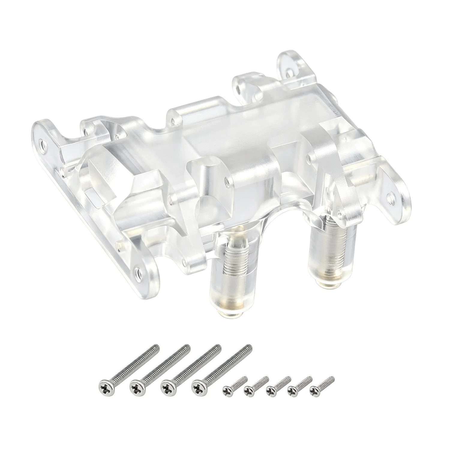 Acrylic Transmission Gear Box and Skid Plate for SCX30 Cars Upgrade Parts