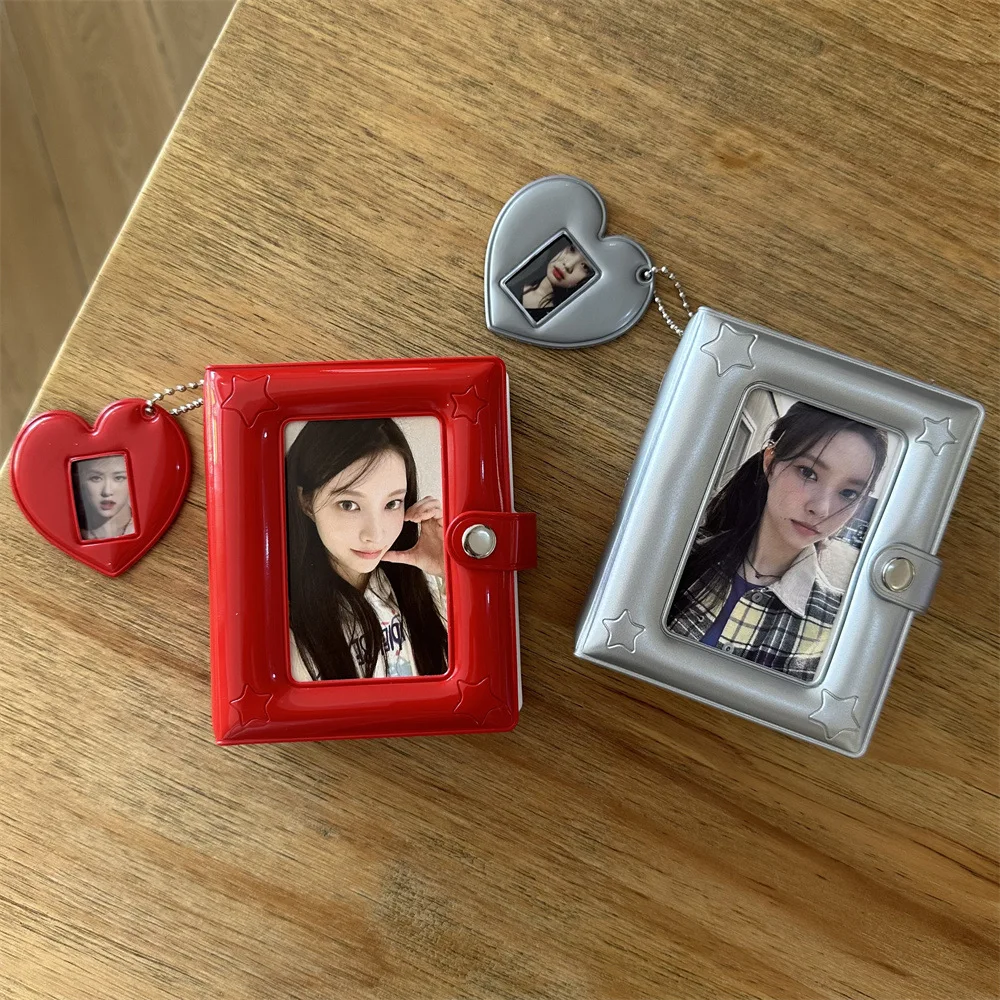 INS Koreanischer Stil Fotokartenhalter Niedlicher 1-Zoll-Ausweisfoto-Aufbewahrungs- und Präsentationsanhänger Schlüsselanhänger Ornamente Geschenk für Star-Chasing-Mädchen – Detail 26