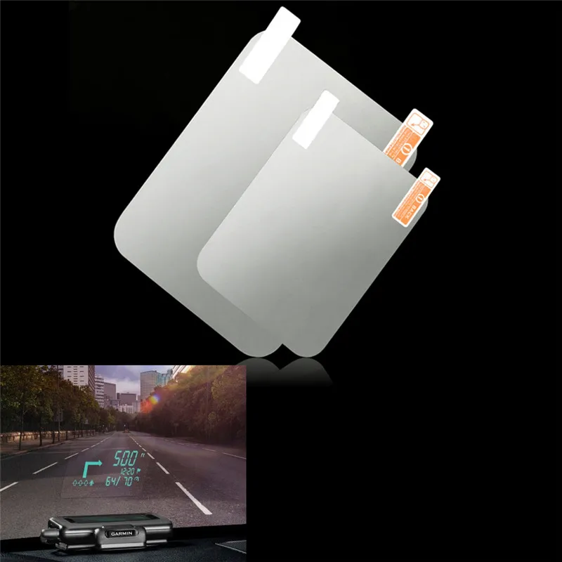 1pc Car Universal Clear Reflective Film Head Up Display System Film Fuel Consumption Overspeed Display Car Styling Accessories