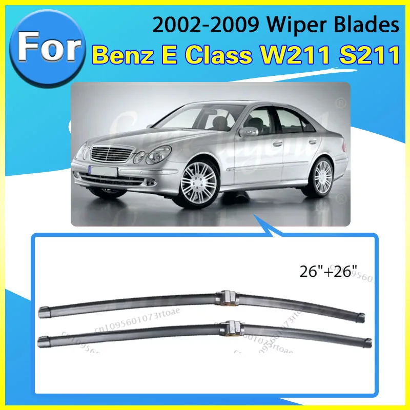 

Щетки стеклоочистителя LHD для Mercedes-Benz E-Class W211 S211 2002-2009, передние, 26"+26"
