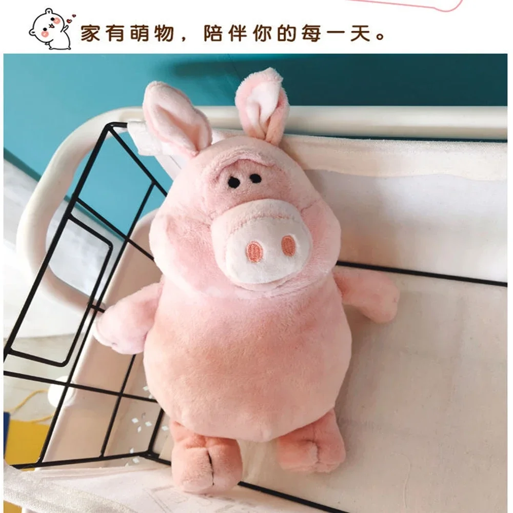 

25cm Cartoon Pink Pig Plush Toy Cute Funny Doll Bed Sofa Sleeping Pillow Home Decoration Doll Soft Cute Boy Girl Gift