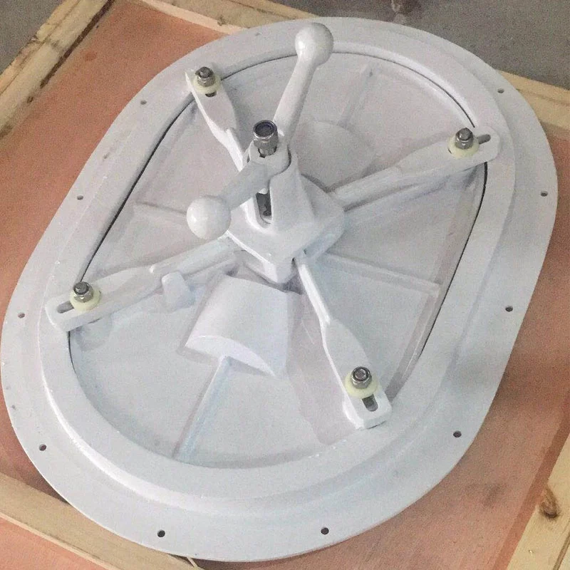 Escotilha de deck de alumínio marinho oval DOWIN