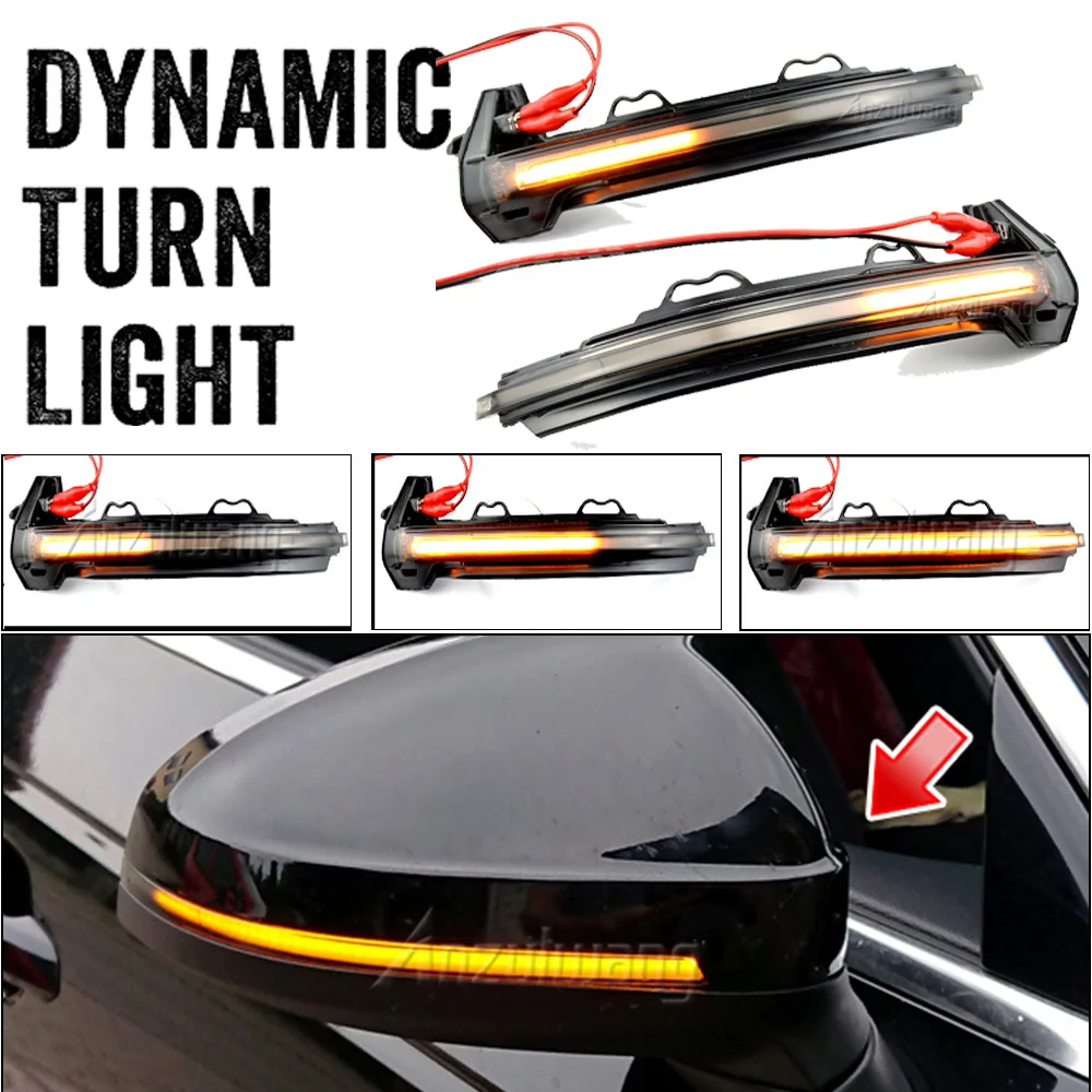 Clignotants Dynamiques LED Rétroviseurs Audi A6 C7 - Bleu Jaune Séquentielles