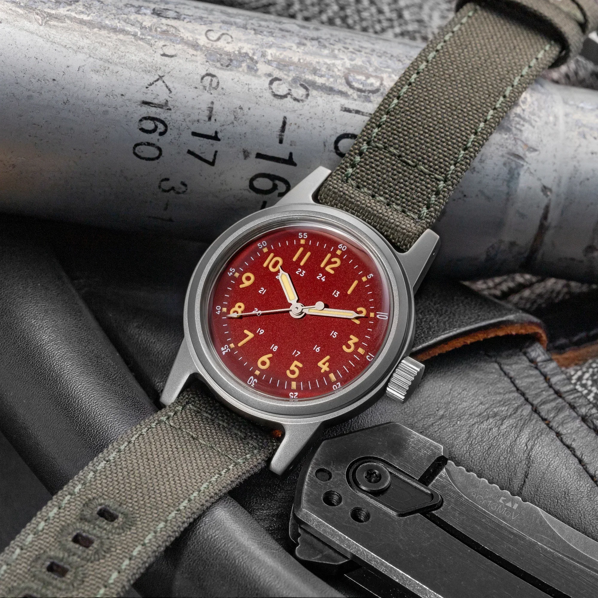 THORN Watch For Men G11 World War II Retro Military Watch 36mm Watch by the NH35A Movement Retro Movement Trend Neutral Men