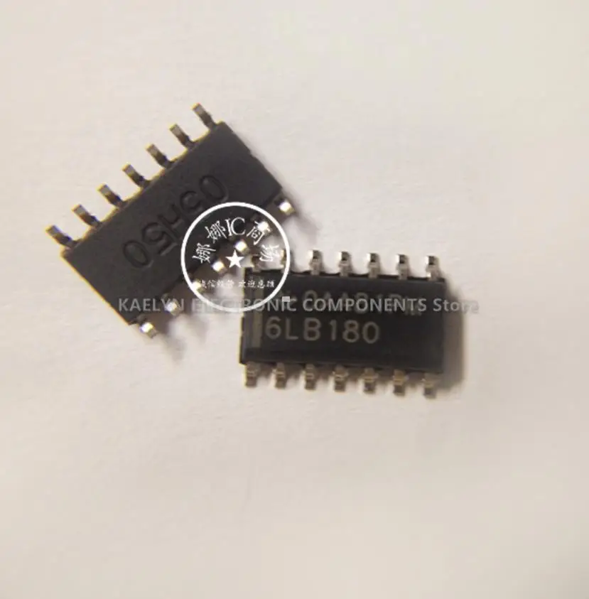 10Pcs/lot SN65LBC180ADR BL180A SN65LBC180DR 6LB180 1/1 Transceiver Full RS422, RS485 14-SOIC