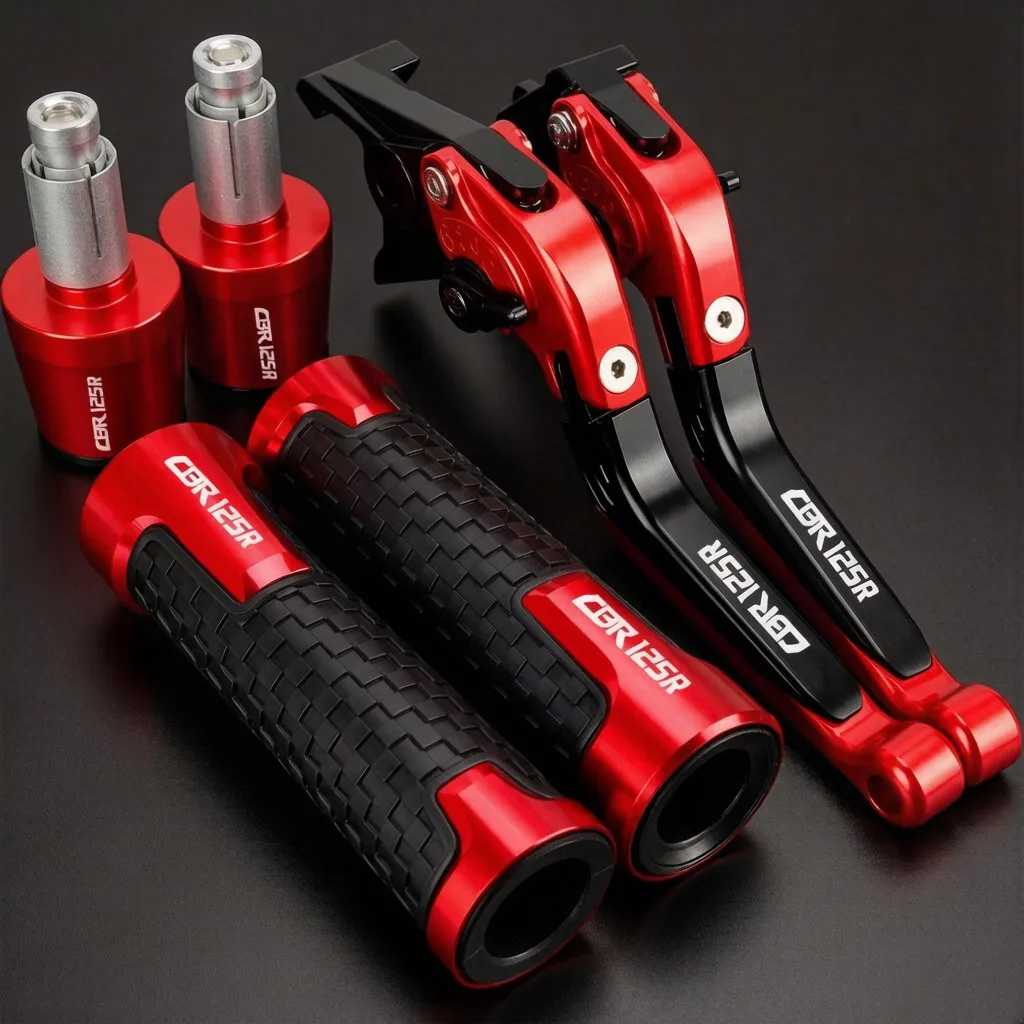 

For HONDA CBR125R CBR 125R 2004 2005 2006 2007 2008 2009 2010 Motorcycle Brake Clutch Levers Handlebar Handle Hand Grips Ends