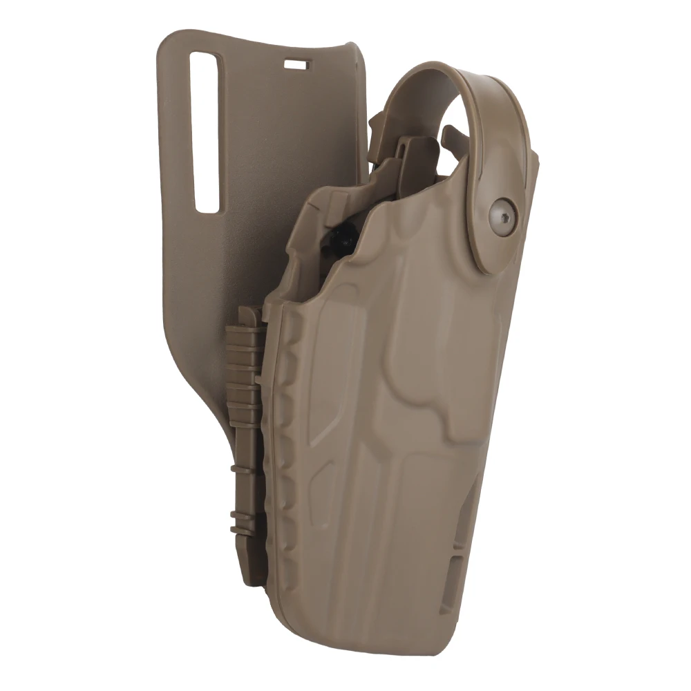 Funda táctica SIG P320 TMK-17, M17, M18, Airsoft, cierre de doble perno con cinturón, pierna caída, sistema de liberación rápida QLS