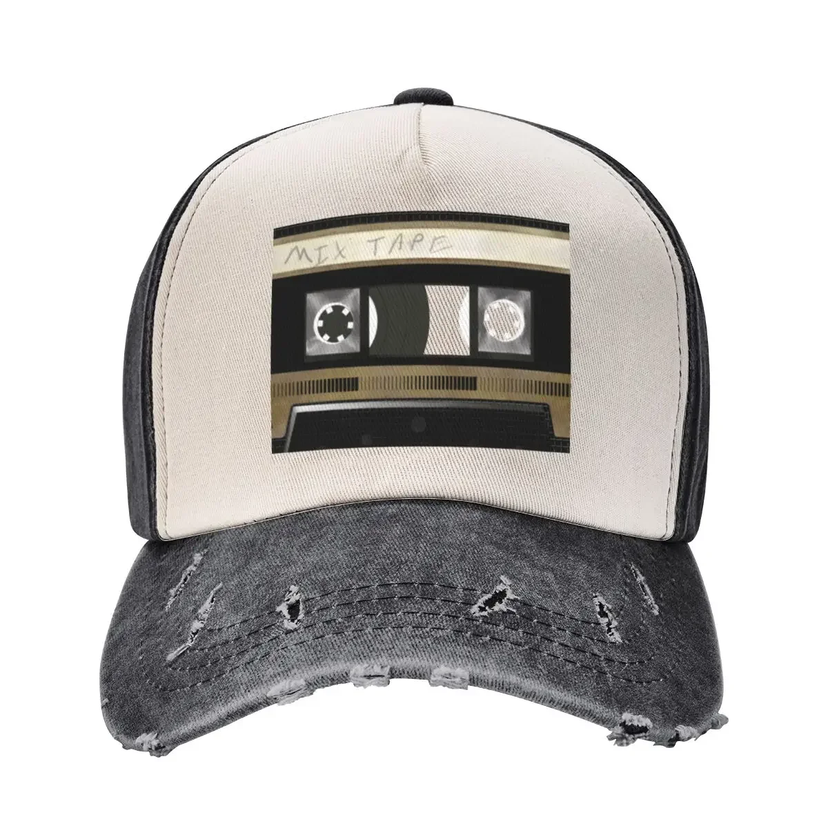 

Mixed Cassette Tape Mix Tape for recording analogue music Baseball Cap Fashion Beach Anime Hat Visor Girl Men's