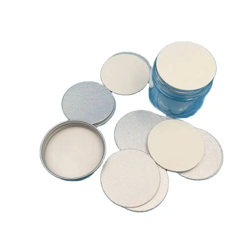 thermal induction Silver Sealed Aluminum Foil Sealed Plastic PET Bottles PP Cans Metal Boxes Glass Containers to Prevent Leakage