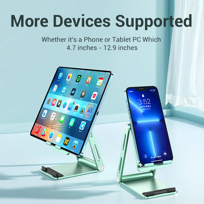 CAFELE Portable Desk Holder For Phone Stand Universal Phone Holder Foldable Mobile Phone Bracket For iPad iPhone 14 Pro Max 12