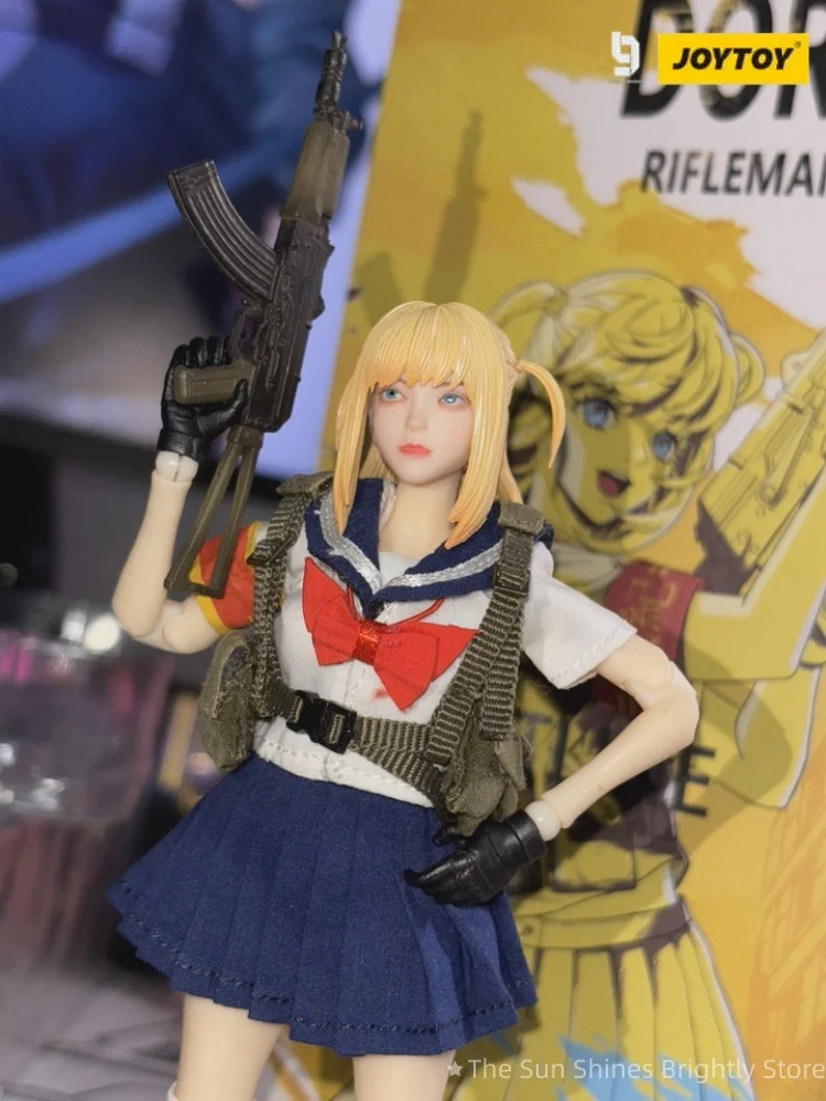 JOYTOU LEVEL9 Chaos Frontline Series Maple Leaf Tactical Team Trio Mobile Doll Maßstab 1:12 Handgefertigte Actionfigur zum Sammeln