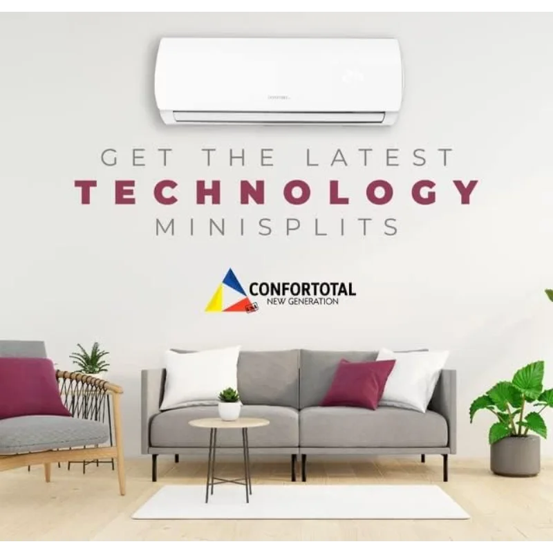 Confortotal 12000 BTU Mini Split Air Conditioner and Heat Pump 110V Ductless,1 ton,with WIFI Compatible with Alexa