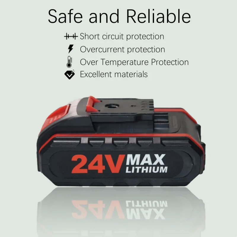 24V 3000mAh Replacement Battery for Worx Rechargeable Lithium-ion Electric Screwdriver Tools Batteries