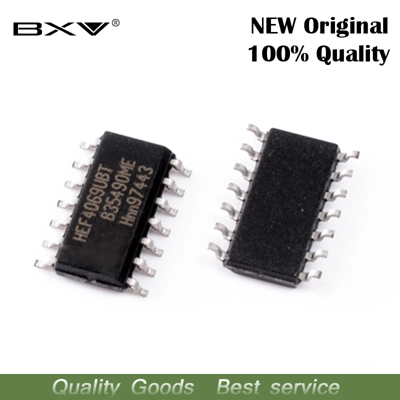 10PCS HEF4069UBT SO…
