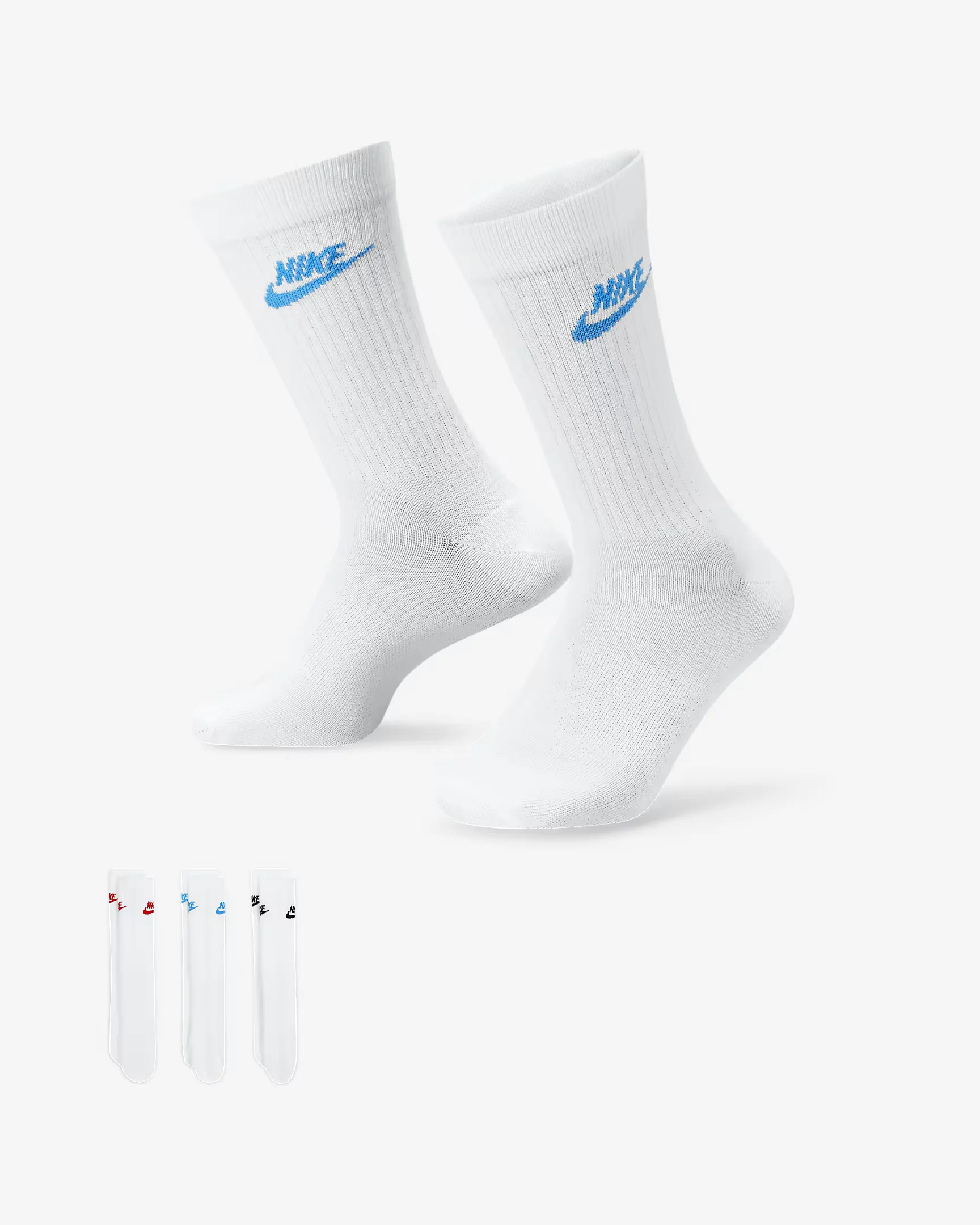 

Nike Men's Mid-Calf Socks with Letter Print 3 Pairs Pack