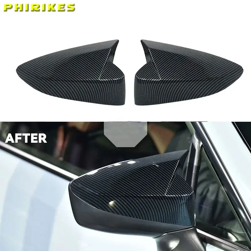 

For Toyota 86 Subaru BRZ 2012-2020 Car Sticker Rearview Side Mirror Cover Wing Cap Exterior Door Rear View Case Trim Carbon