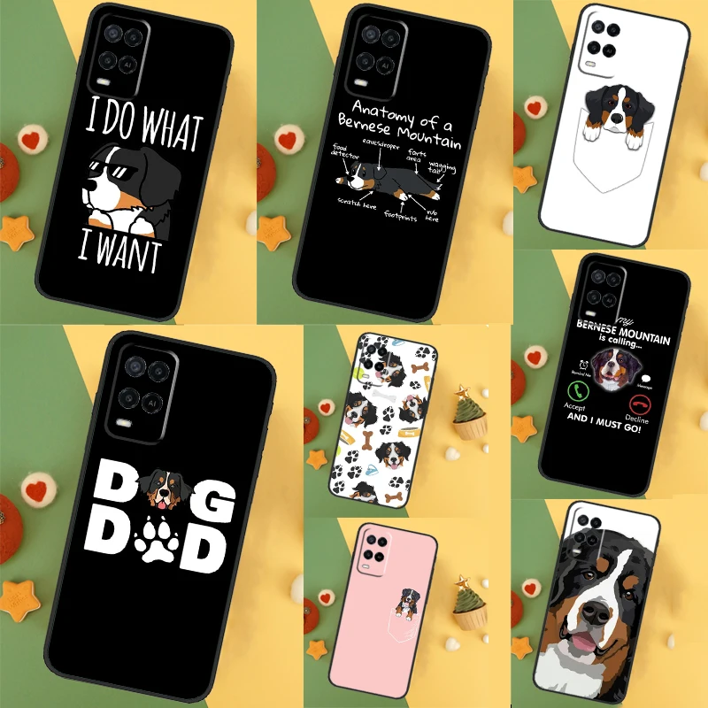 Bernese Mountain Dog For OPPO A79 A57 A77 A5 A9 A53S A52 A72 A96 A76 A16 A54 A74 A94 A38 A58 A78 A15 A17 Case