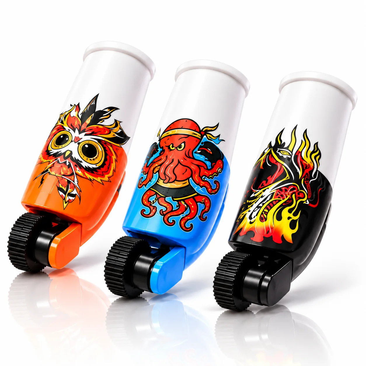1PC/3PCS Finger Spark Toy Fingertip Roller Firework Effect Random Color Portable Party Novelty Stress Relief Gift