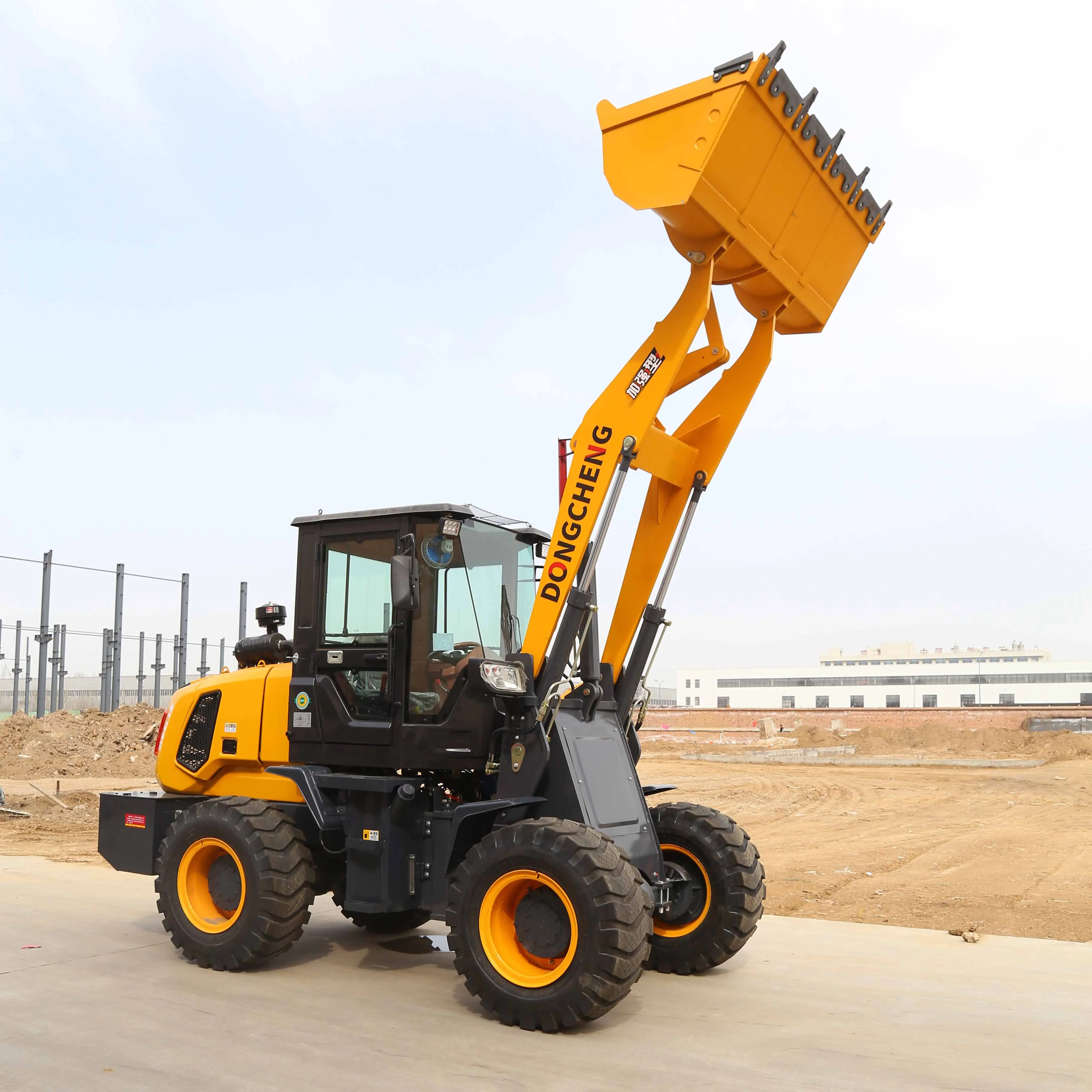 FREE SHIPPING!wheel Loader CE/EPA 600 Kg 1 Ton 2 Ton 3 Ton Mini Wheel  Loader Bucket Wheel Loader