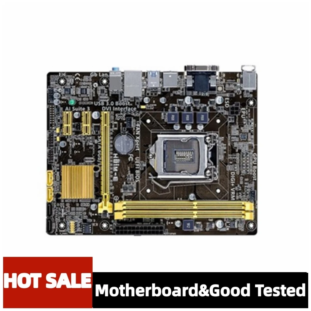 

H81M-E Desktop Motherboard H81 Socket LGA 1150 i3 i5 i7 DDR3 16G Micro-ATX UEFI BIOS Mainboard Hot Sale