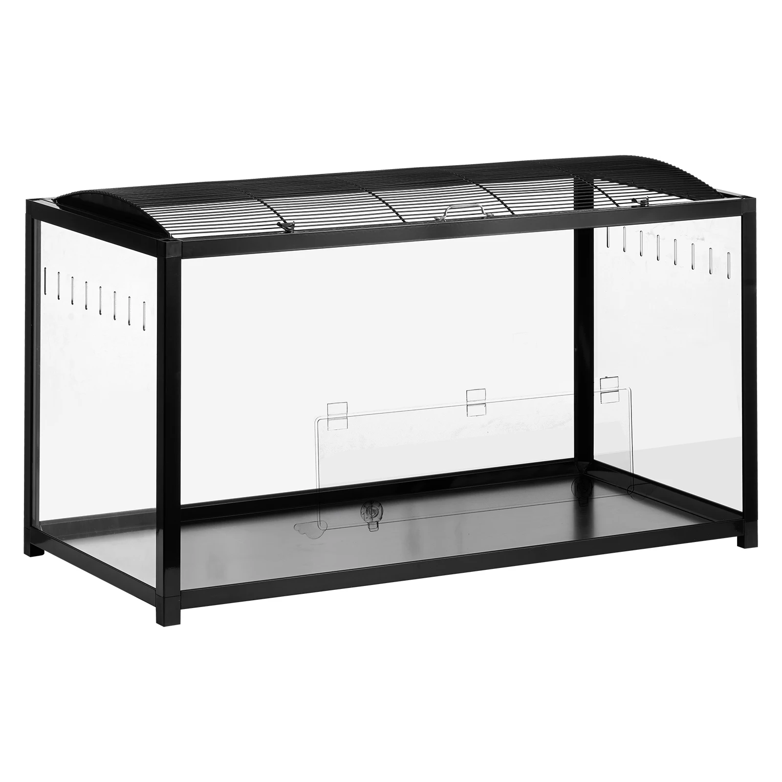 Spacious Transparent Hamster Cage with 360 Viewing