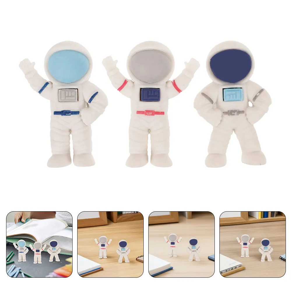 

36pcs Astronaut Erasers 3D Design s Stationery Bulk Mini Spaceman Eraser Set Fun Pencil Erasers School Supplies Rewards