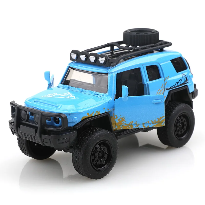 Alloy children\'s car model doll simulation return force off-road vehicle decoration gift