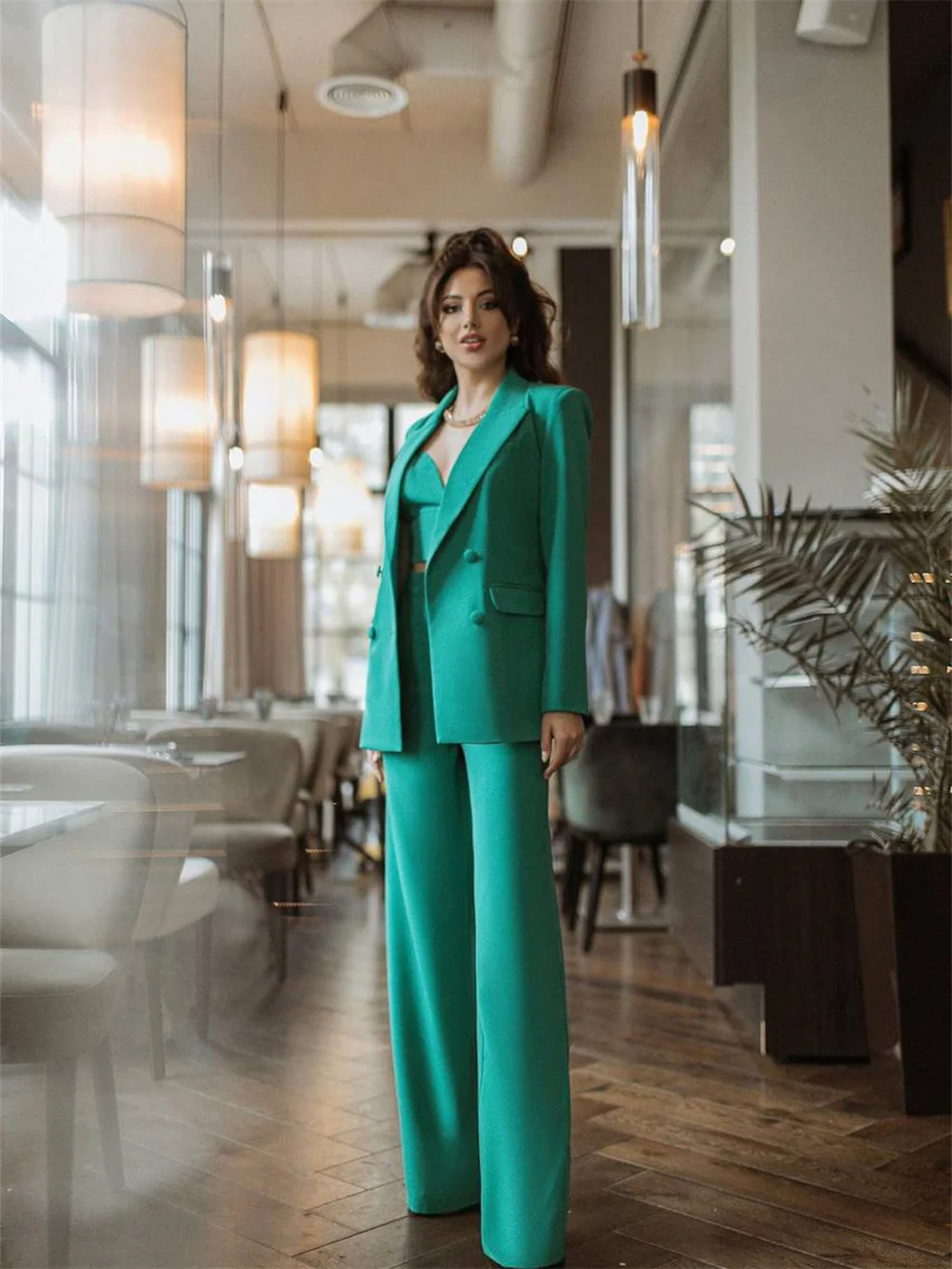 Classic 3PCS Suit for Women, Pant Suits, Simple Business Suits, Wedding Guest Blazer, Spring and Summer, 2025 Customized