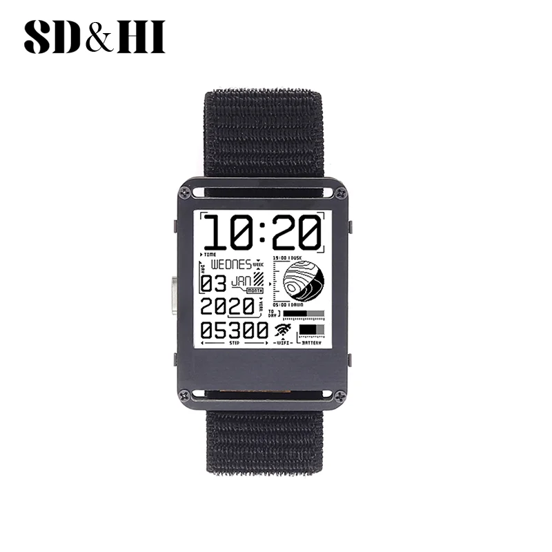 

Watchy ESP32 Programmable Electronic Watch Ink Screen Angle Viewing Wallpapers Ultralow Freely Power Wide Consumption Can S S7N4