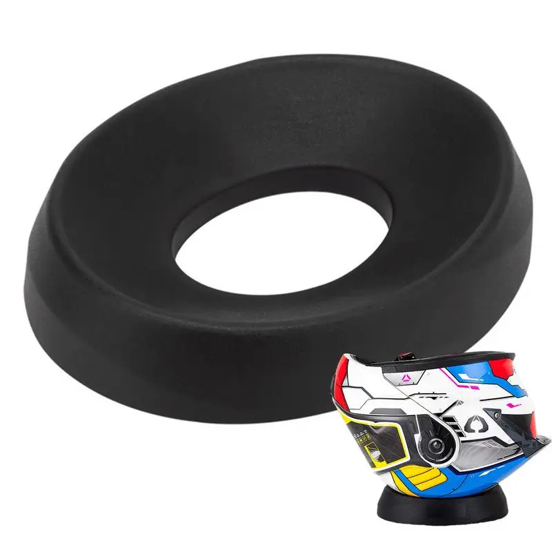 Motorcycle Hat Holder Hard Hat Support Cushion Portable Round Hat Support Donut Ring Multifunctional Hard Hat Support Cushion