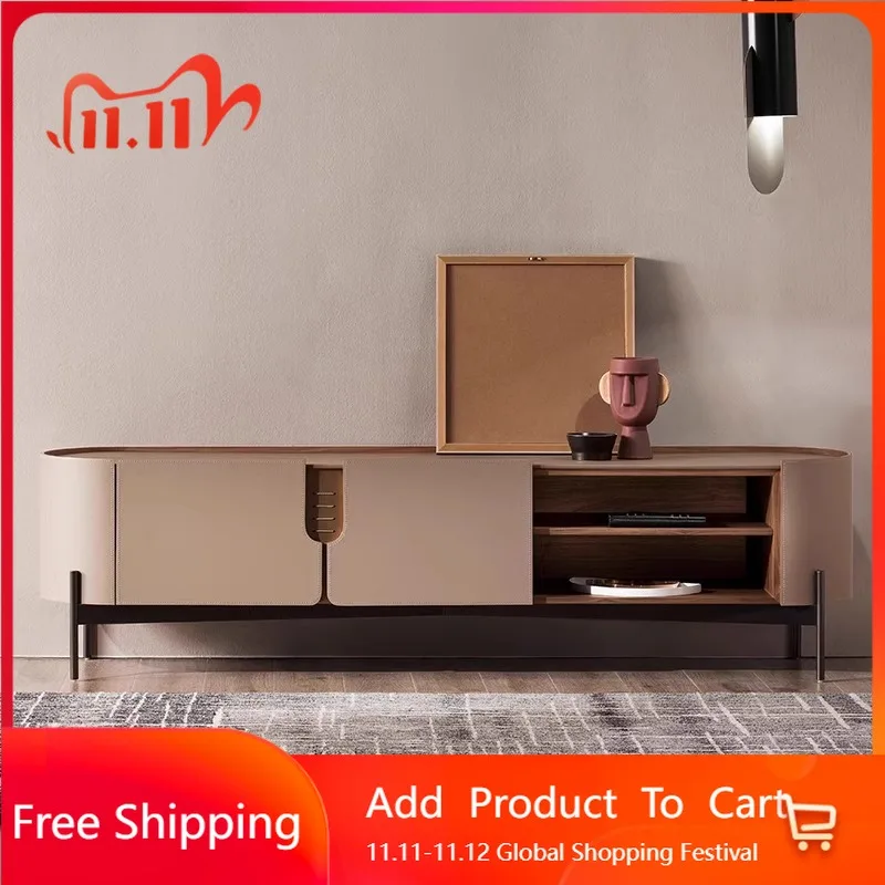 

Nordic Designer Tv Stands Living Room Modern Luxury Salon Storage Console Tv Table Retro Movies Muebles Para Tv Unique Furniture