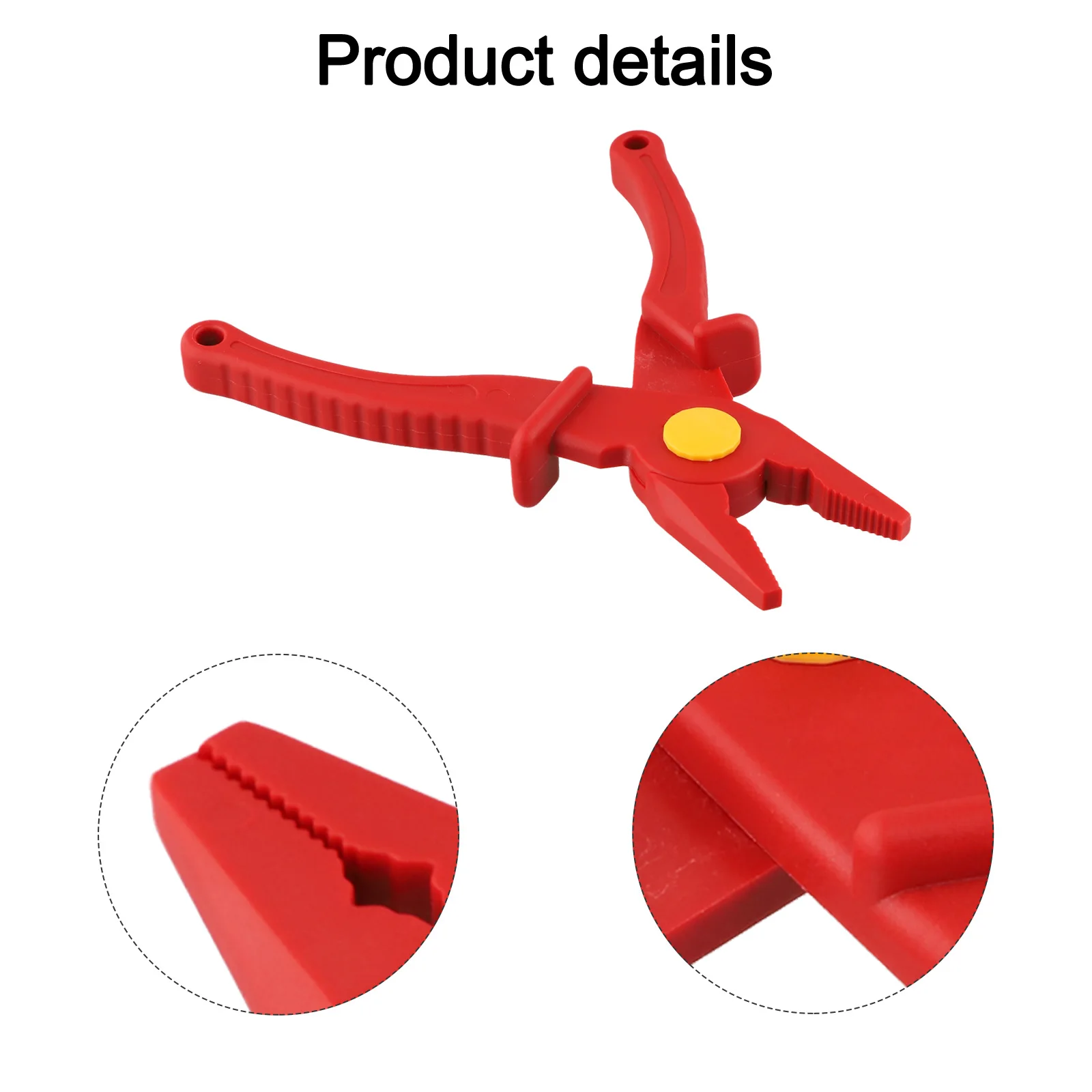 Pinza isolata VDE da 7,7 pollici Pinza multifunzionale in plastica a becco piatto Pinza per elettricista ad alta tensione 1000V