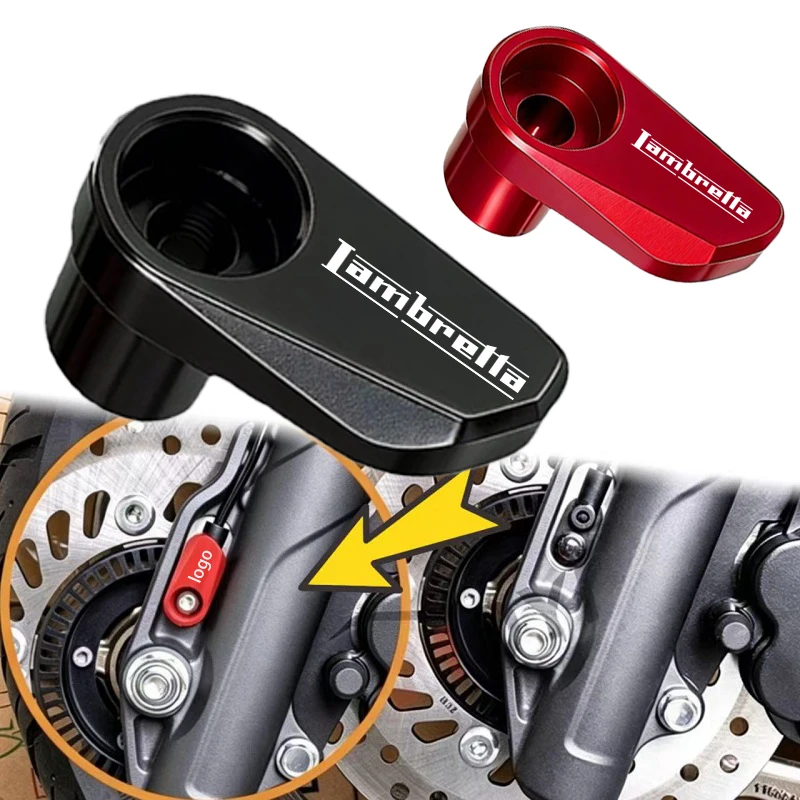 Image of Für Lambretta G350 Special X300 V200 V-Special Barona V50 V125 200 Motorrad Vorder- und Hinterrad ABS-Sensor-Schutzabdeckung