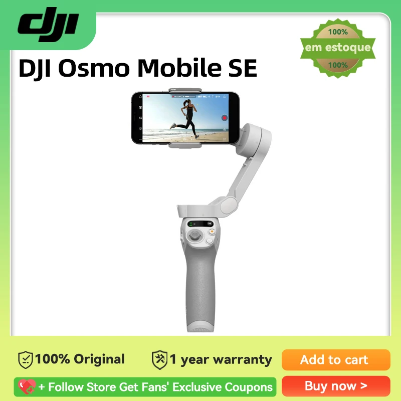 DJI Osmo Mobile SE OM SE Handheld Gimbal ActiveTrack 5.0 Magnetic Design Quick Roll DJI Brand New Original in Stock