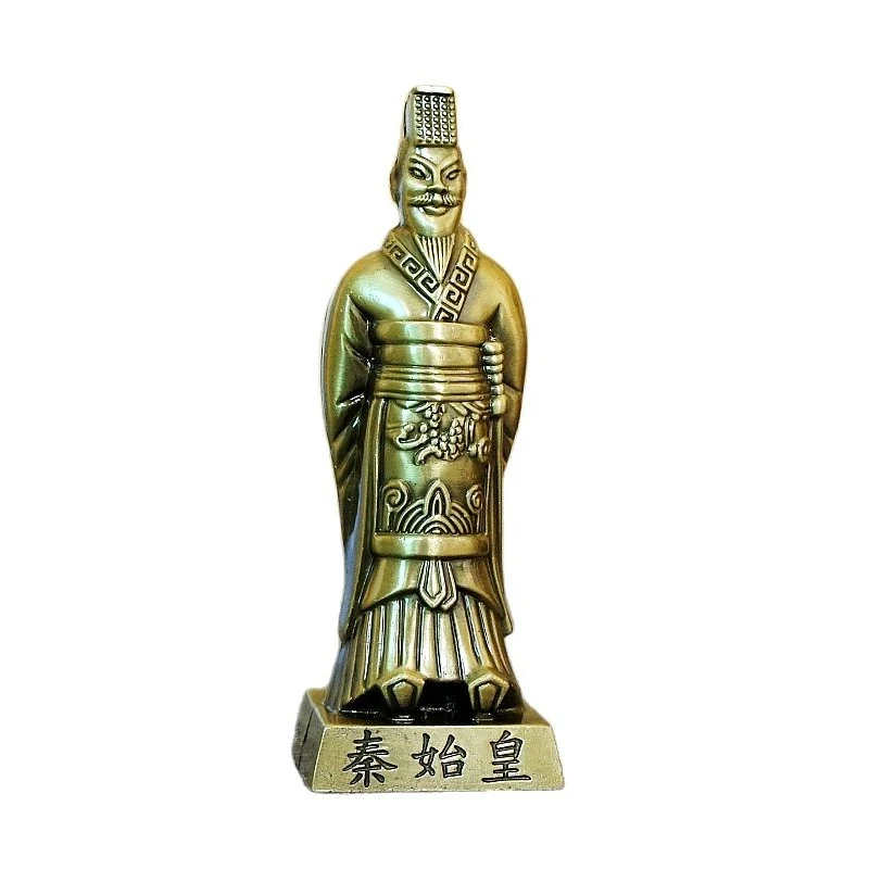 

Metal Qin Shi Huang Maushonor Model, Terracotta Army, Souvenir, Desktop Window Sculpture, Birthday Gift, Decoration