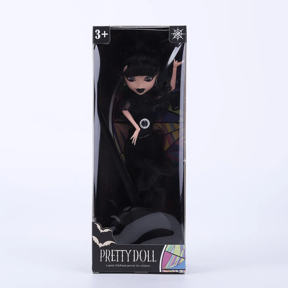 

Wednesday Addams Action Figures Cartoon New Children's Toys Addams Family Doll Wednesday Doll Room Decoration with Doll Stand