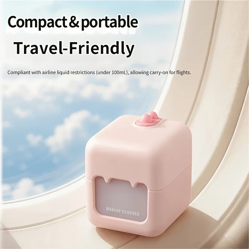 Portable 2-in-1 Cosmetic Storage Box, Travel Makeup Organizer for Business & Trip