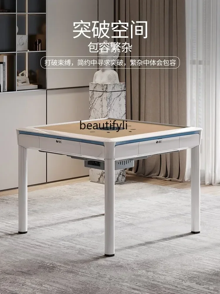 pgFully automatic T580 roller coaster inclined mahjong table electric chess and card folding automatic mahjong machine