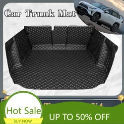 Car Trunk Mat For Toyota RAV4 RAV 4 XA50 2019~2023 Dirt-resistant Fully Surrounded Trunk Mat Rear Cargo Tray Car Accessories
