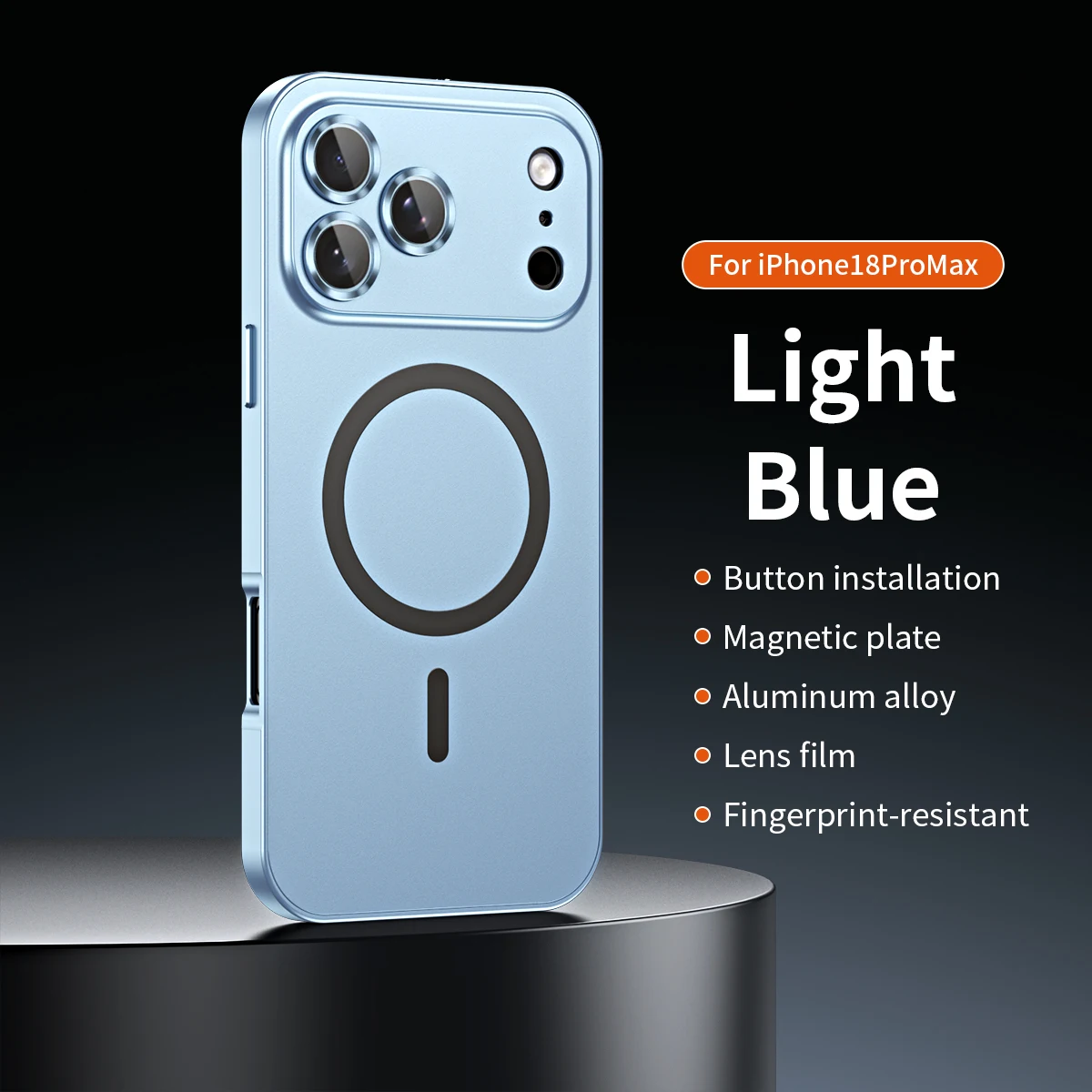 Modisches Metallrahmen-Handycase für iPhone Air 13 14 15 16 17 18 Pro Max Plus Aluminium-PC-Rückwand-Cover für Apple 18 Promax