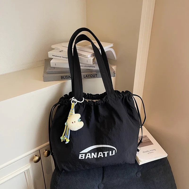 

Canvas Commuting Tote Bag Women's Large Capacity Casual2025New shoulder bag multifunctional fashion backpack