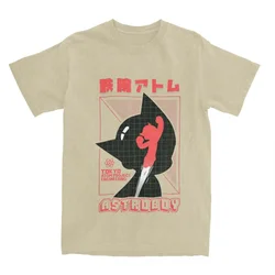 Men's T-Shirts Astroboy Astro Boy Novelty 100% Cotton Tee Shirt Short Sleeve Japanese Anime T Shirts O Neck Tops Big Size