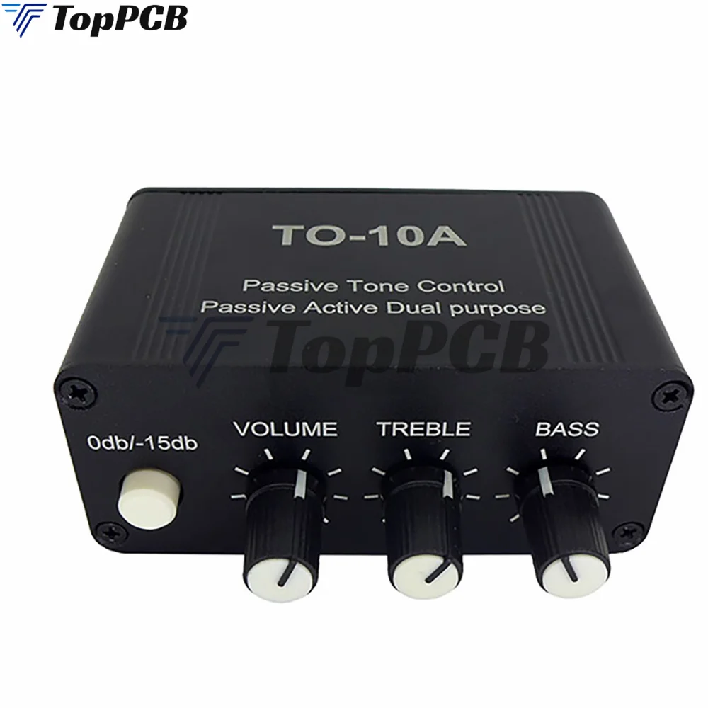 TO-10A NE5532 Stereo Music Audio Signal Pre-amplifier Amp Headphone Amplifier Board RCA 3.5MM Treble Bass Volume Control Tone