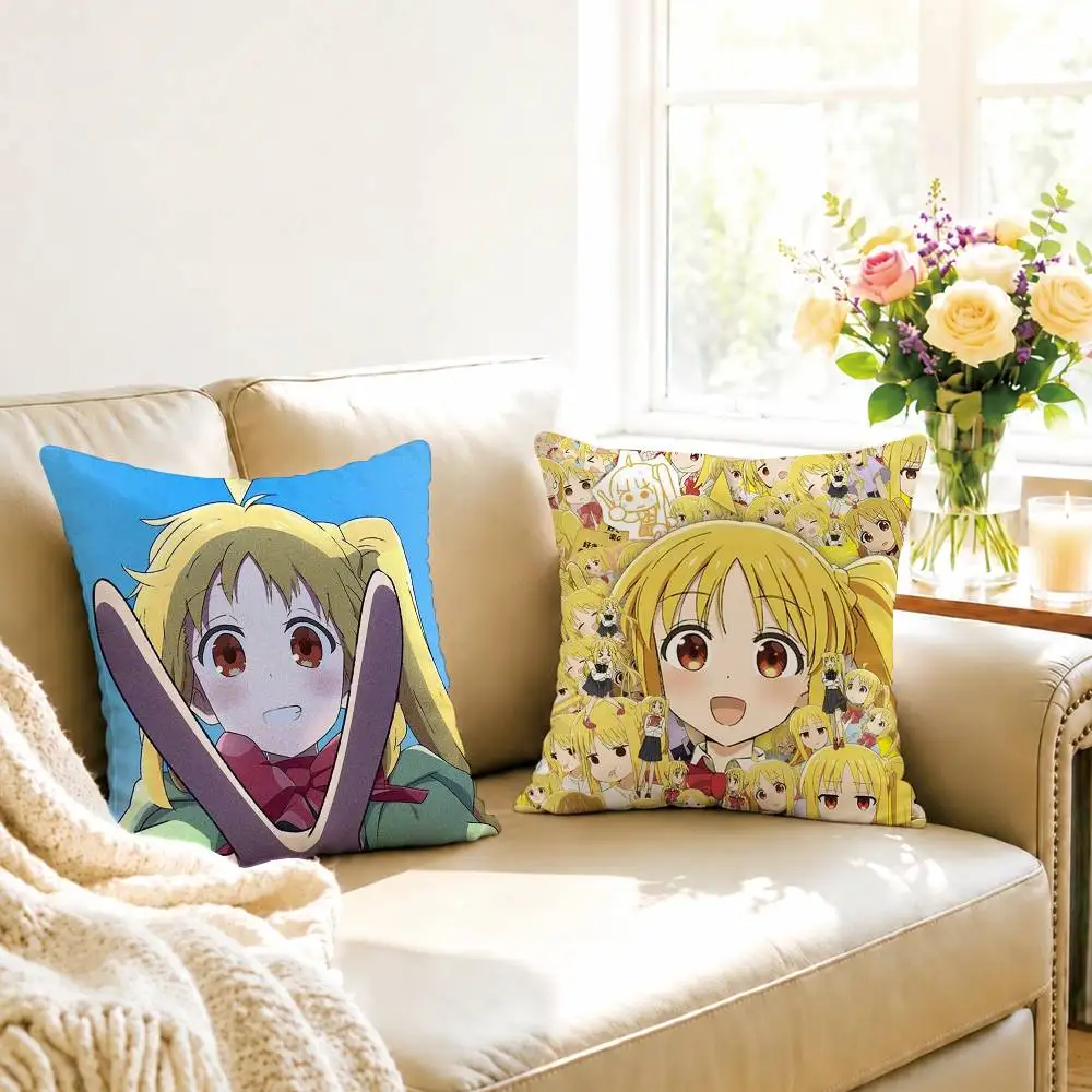 Anime Bocchi the Rock! Nijika Ijichi Square Double-Sided printed Pillow Case Bedroom Bedside Pillow Sofa Cushion Cover Gift