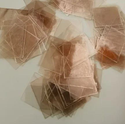 Transparent Mica Sheet, High Temp Resistant Insulating Sheet for AFM/SEM Experiment Use