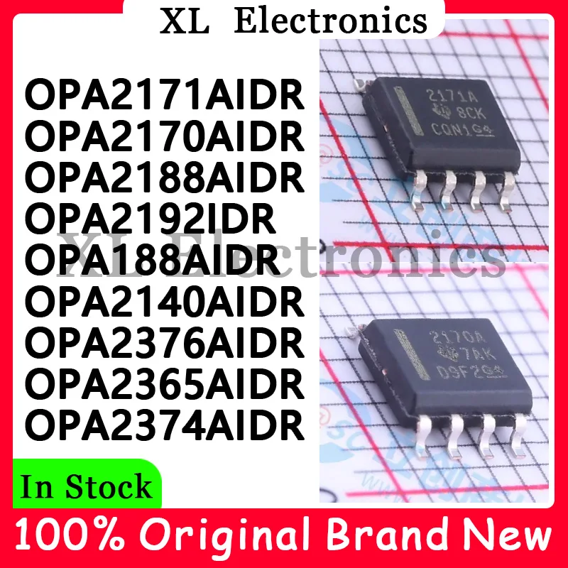 OPA188AIDR OPA2140AIDR OPA2171AIDR OPA2170AIDR OPA2188AIDR OPA2192IDR OPA2365AIDR OPA2374AIDR OPA2376AIDR Новые оригинальные компоненты