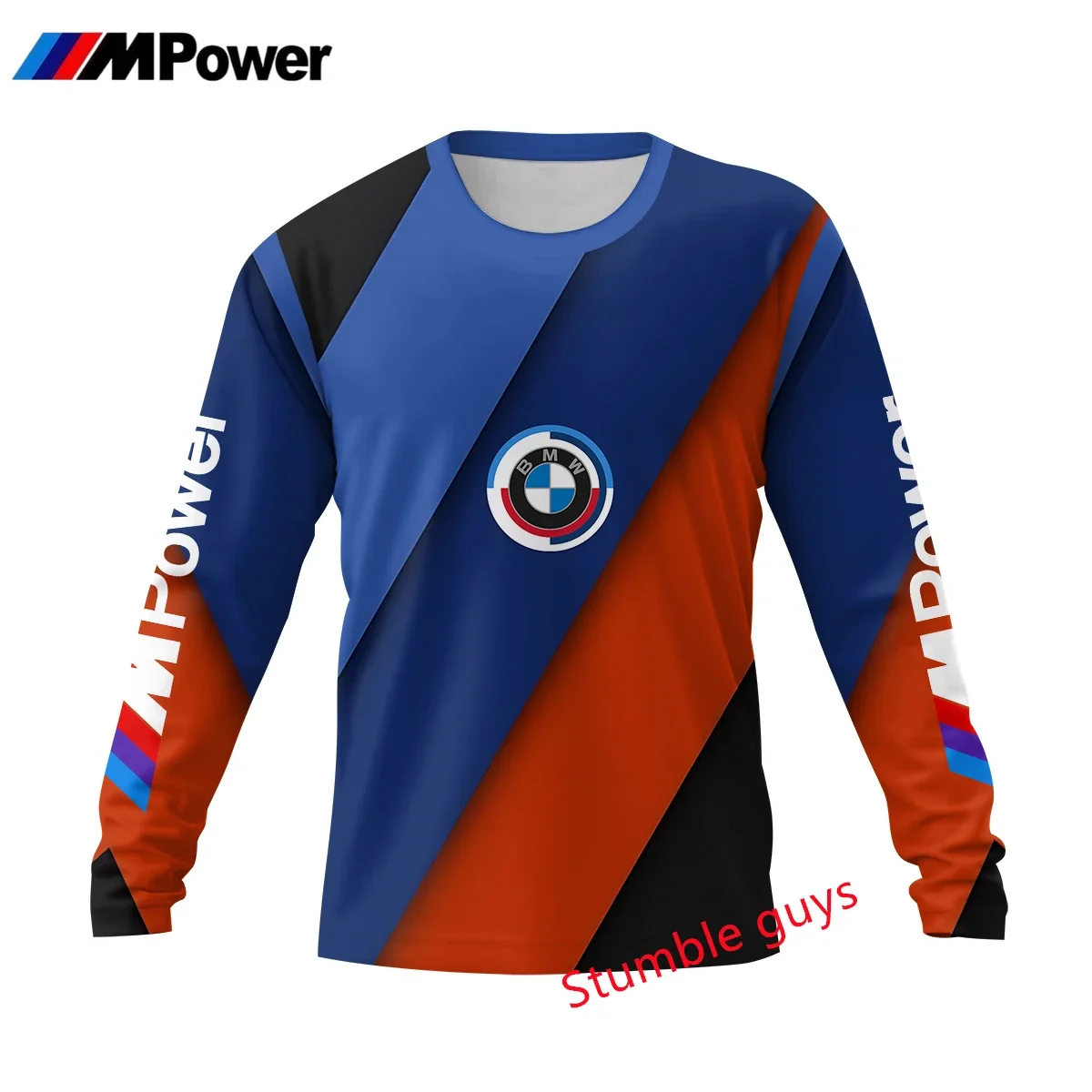 

Men's BMW Fashion Casual Long-Sleeve Shirt Car Racing Style Soft Lightweight Quick-Dry Breathable Comfortable Race Tee​